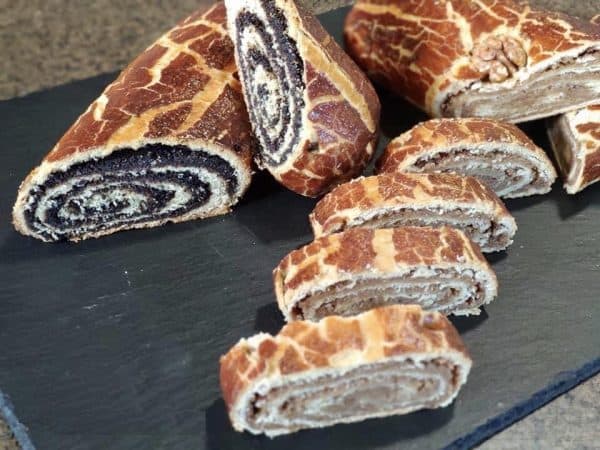 Baigli - Cozonac tradițional unguresc cu mac și cu nucă marmorat + 2 produse bonus
